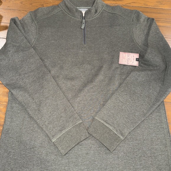 Old Ranch Men's Ozark 1/4 Zip Fleece Pullover Olive Large NWT - Picture 1 of 10
